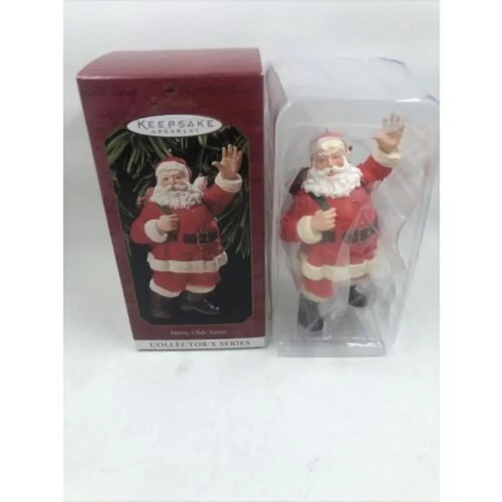 1999, Handcrafted, “Merry Olde Santa,” Hallmark Keepsake Ornament. Vintage